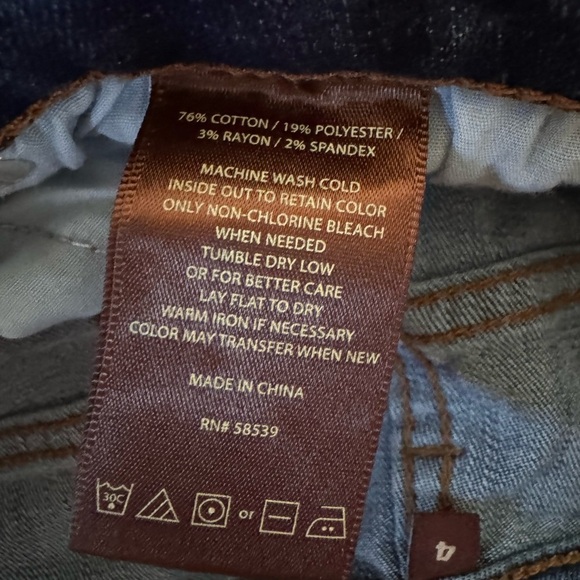 Kut From The Cloth Blue Jeans Stretch Women Size 4 EUC - Picture 5 of 8